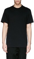 Thumbnail for your product : Nobrand Long slant zip cotton T-shirt