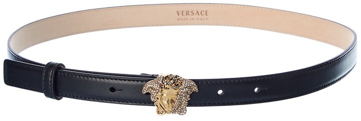 versace crystal belt