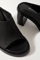 Thumbnail for your product : Ann Demeulemeester Clara Leather Mules - Black