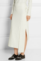 Thumbnail for your product : J.W.Anderson Pinstriped cotton-blend skirt