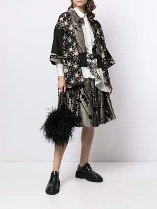 Antonio Marras Floral Embroidered Full Skirt