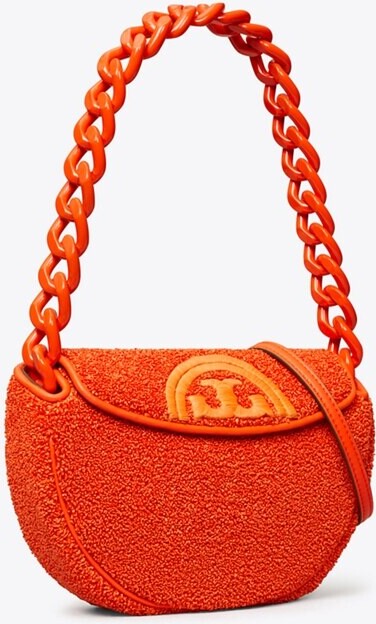 Tory Burch Fleming Patent Pintuck Small Convertible Shoulder Bag - ShopStyle