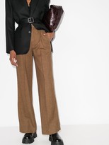 Thumbnail for your product : Chloé Houndstooth Flared Trousers