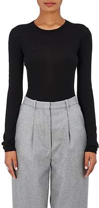 Barneys New York Women's Cashmere-Silk Crewneck Sweater - Black