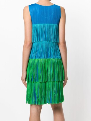 Issey Miyake Pre-Owned Pleated Fringe Dress