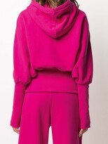 Thumbnail for your product : Opening Ceremony Draped Embroidered Logo Hoodie
