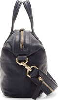 Thumbnail for your product : Givenchy Navy Zanzi Leather Nightingale Small Tote Bag