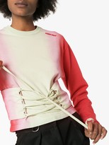Thumbnail for your product : Ambush corset waist tie-dye T-shirt