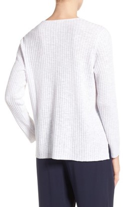 Eileen Fisher Women's Organic Linen & Cotton V-Neck Sweater