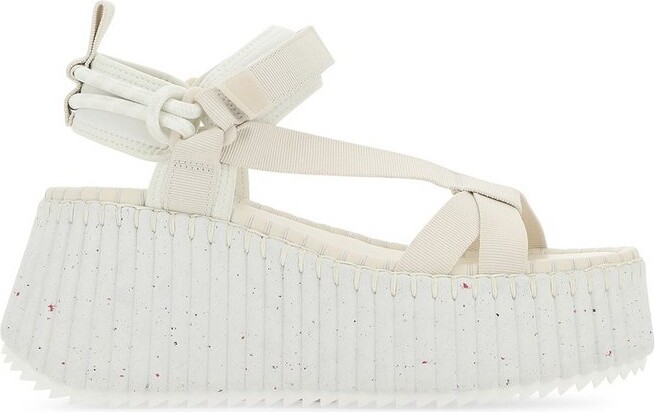 Chloé Crossover Strap Chunky Sandals - ShopStyle