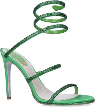 Rene Caovilla Green Women's Sandals | Shop the world's largest 