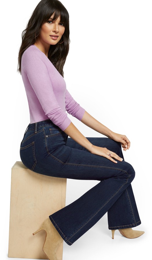 women's curvy bootcut jeans