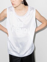 Thumbnail for your product : Fendi Fendirama mesh tank top
