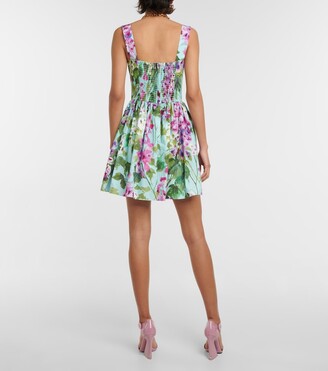 Dolce & Gabbana Floral cotton minidress