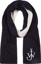 Thumbnail for your product : J.W.Anderson Navy Nautical Logo Scarf