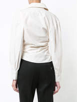 Thumbnail for your product : Jacquemus gathered side shirt