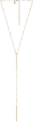 Rebecca Minkoff Beaded Pave Bar Necklace
