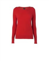 Thumbnail for your product : Jaeger Wool Cashmere Button Sweater