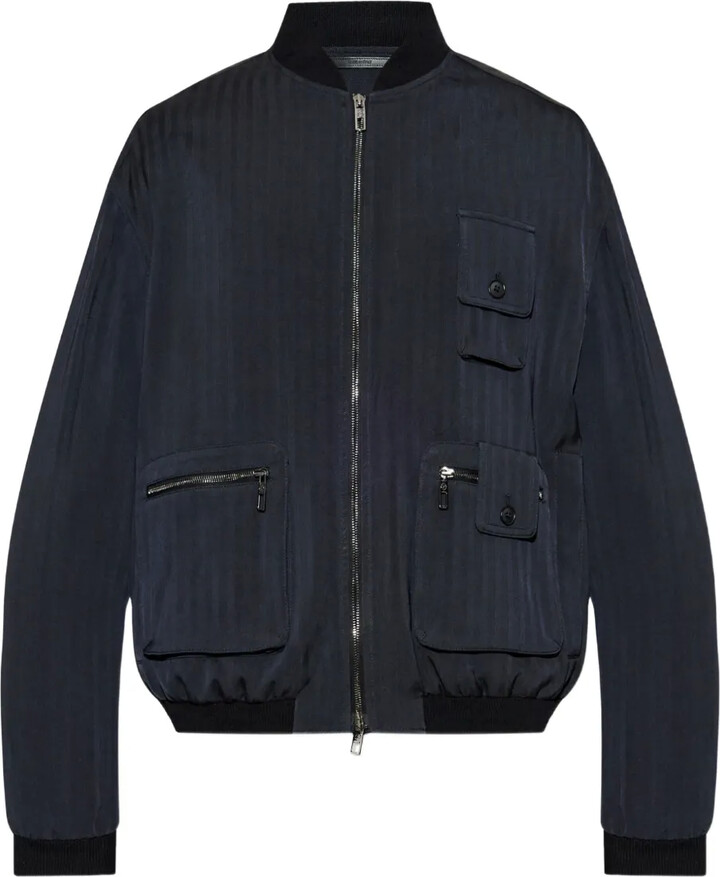 Giorgio Armani Zip-Up Bomber Jacket