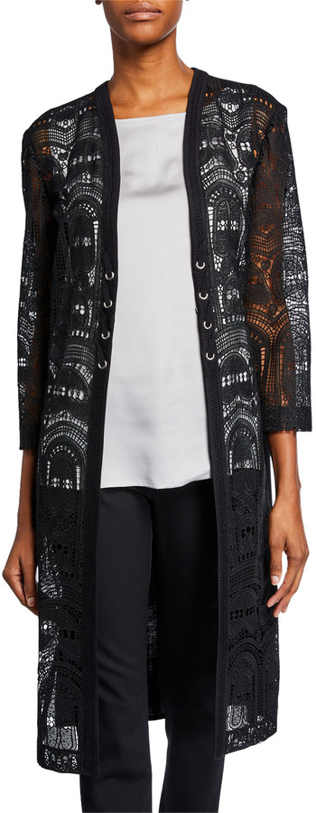 lace duster jacket