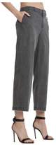 Thumbnail for your product : ATM Anthony Thomas Melillo | Cropped Boyfriend Enzyme Wash Pants | Xl | Gray