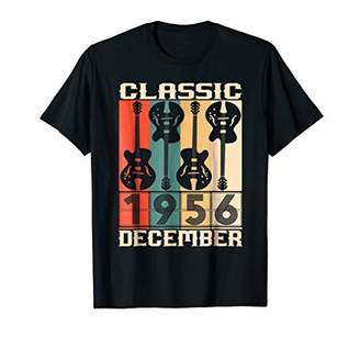 December 1956 Classic Rock 62nd Birthday Gift T-Shirt Guitar