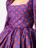 Thumbnail for your product : Natasha Zinko Fangs Print Puff Dress