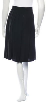 Chloé Pleated Knee-Length Skirt