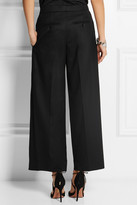 Thumbnail for your product : Carven Wool-gabardine wide-leg pants