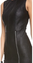 Thumbnail for your product : Yigal Azrouel Embossed Stretch Leather Dress