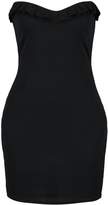 Thumbnail for your product : boohoo Bandeau Bustier Frill Detail Bodycon Dress