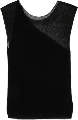 Paloma Wool Brown & Khaki Cañete Tank Top - ShopStyle