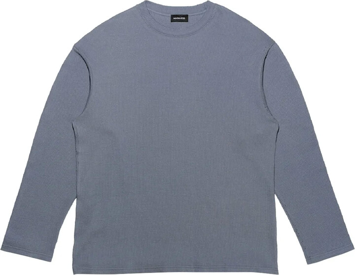 Mainless Waffle-Knit Sweater