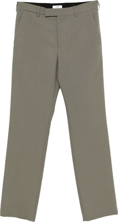 Rier Concealed-Fastening Wool Trousers