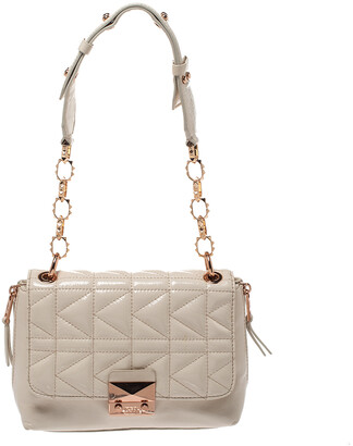 karl lagerfeld beige bag