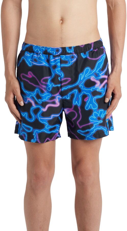 Feelingwear Mens Camo Short Swim Trunks Quick Dry Watershort Casual Swimwear Bathing Suit 