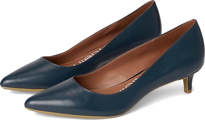 Navy Pumps In Heel ShopStyle