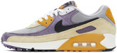 Thumbnail for your product : Nike Tan & Purple Air Max 90 NRG Sneakers