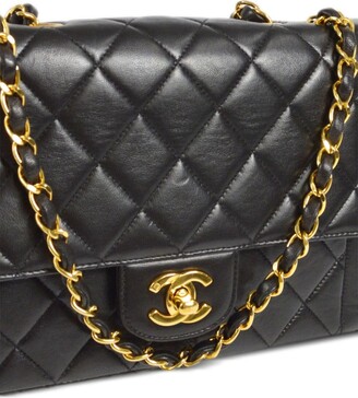 Chanel Pre Owned 1995 limited edition mini Paris Classic Flap Square  shoulder bag - ShopStyle