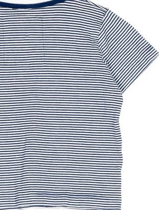 Petit Bateau Boys' Striped Short Sleeve Shirt