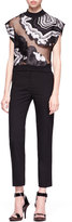 Thumbnail for your product : 3.1 Phillip Lim Cropped Crepe Pencil Trousers