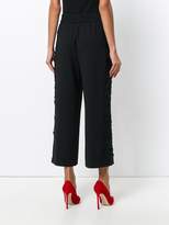 Thumbnail for your product : Alice + Olivia lace detail cropped trousers