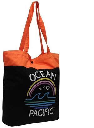 Ocean Pacific Womens Print Tote Bag Shopping Holdall Storage Luggage Accessories
