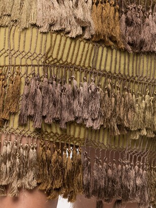 Gucci Pre-Owned Tassel Net Skirt