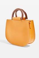 Thumbnail for your product : Trilly wood handle tote bag