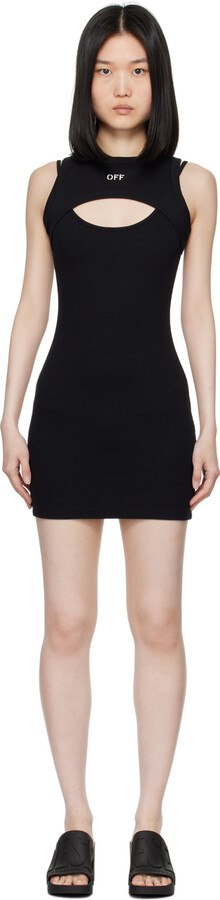 Off-White Women's Black Dresses | ShopStyle