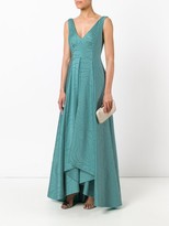 Thumbnail for your product : Talbot Runhof Pleated Skirt Evening Gown