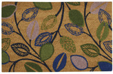 Thumbnail for your product : Waverly Greetings "Leaflet" Navy Doormat Rug