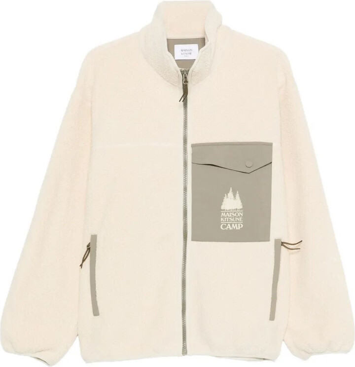 MAISON KITSUNÉ Casual Fleece Zipped Jacket