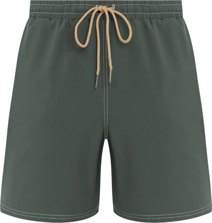 Lygia & Nanny Tony drawstring-detailed rear-pocket swim shorts